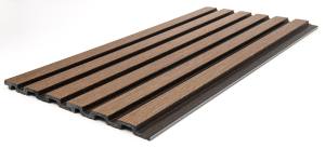 PS Panel Piano με 3D Πηχάκια Golden Oak/D.Brown