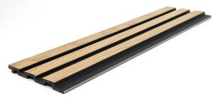 PS Panel Piano με 3D Πηχάκια Nat.OAK/Black