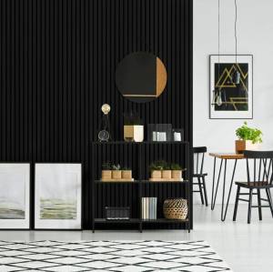 PS Panel Residence με 3D Πηχάκια Black