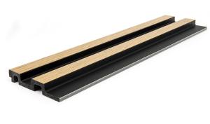 PS Panel Residence με 3D Πηχάκια Nat.OAK/Black