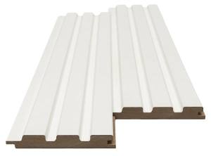 MDF PANEL ΜΕ 3D ΠΗΧΑΚΙΑ 502040 BEAT WHITE