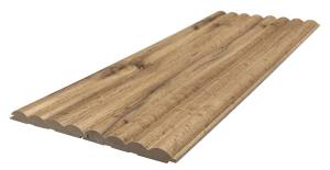 MDF PANEL ΜΕ 3D ΠΗΧΑΚΙΑ 808090 WAVE PECAN