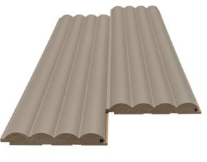 MDF PANEL ΜΕ 3D ΠΗΧΑΚΙΑ 806090 WAVE SAND GREY