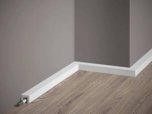 Σοβατεπί από polyforce πλαστικό Skirting board QL021