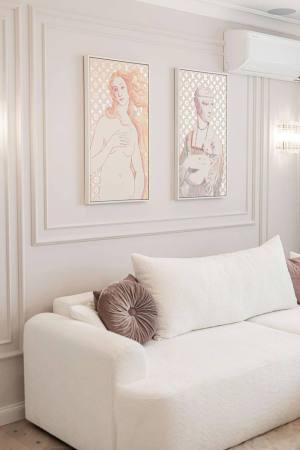 Σοβατεπί από polyforce πλαστικό MD018 skirting board