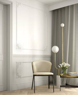 Σοβατεπί από polyforce πλαστικό MD020 skirting board